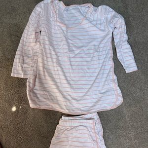 Lake Pajamas XL Long Sleeved Shirt and Shorts